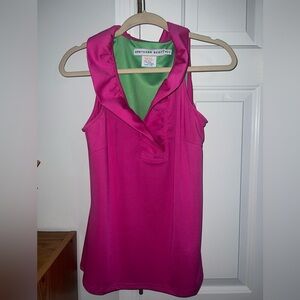 Gretchen Scott Designs Fuchsia Sleeveless Blouse